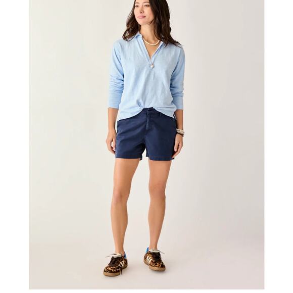 NEW Carve Designs Women’s SAUSALITO SHORT Mid Rise s2 Navy Blue Hike Outdoor - Picture 1 of 9